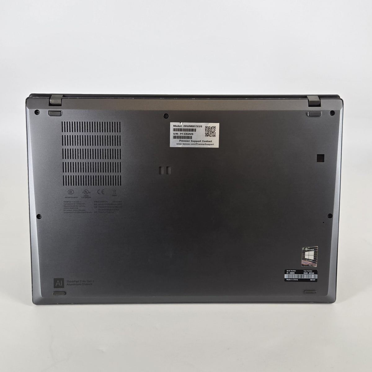 Lenovo ThinkPad T14s Gen 2 Gray 3.0 GHz Intel Core i7 11th Gen. 16GB RAM 512GB Solid State Drive