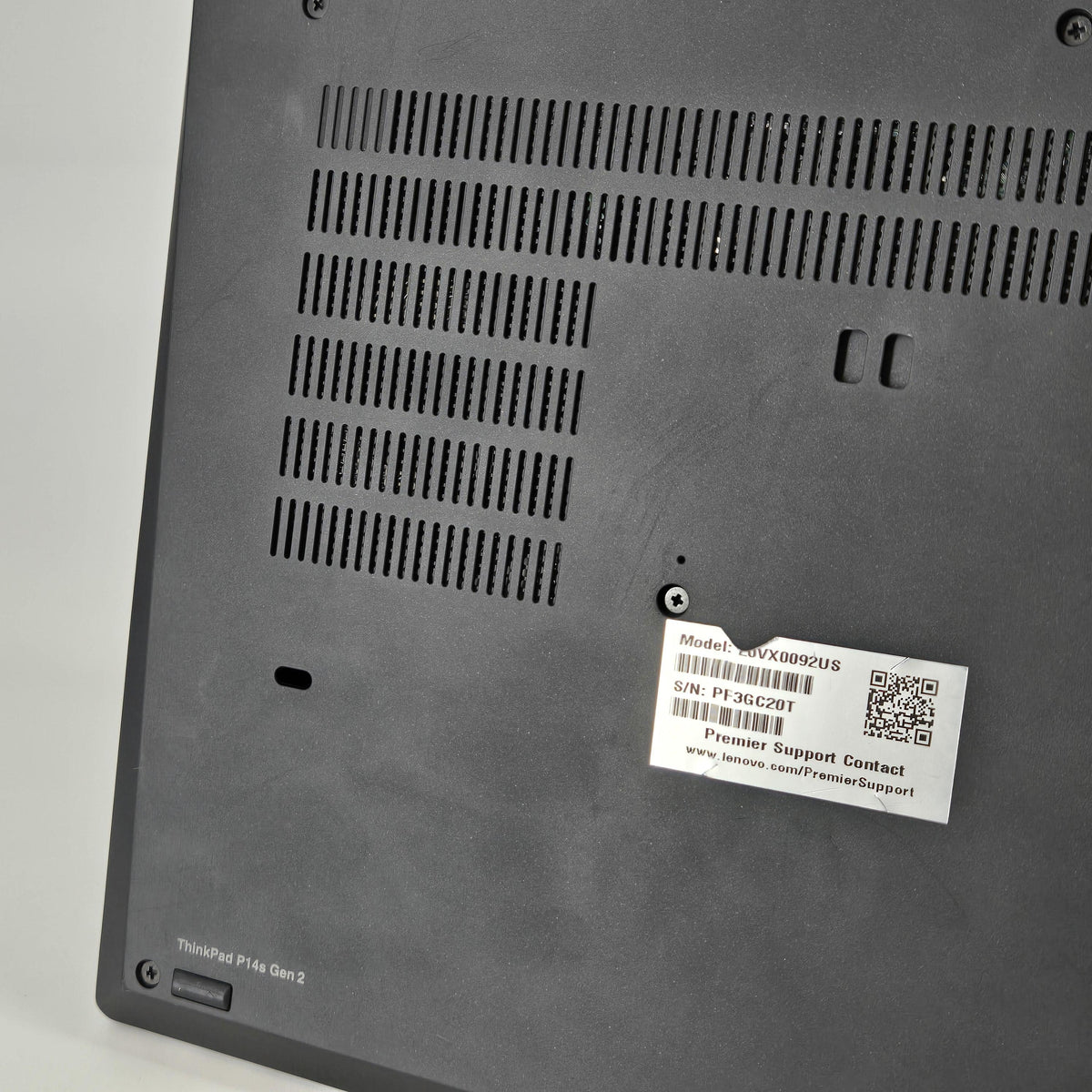 Lenovo ThinkPad P14s Gen 2 Black 2.8 GHz Intel Core i7 11th Gen. 32GB RAM 1TB Solid State Drive NVIDIA T500 4 GB