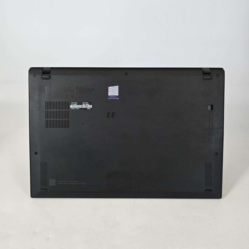 Lenovo ThinkPad X1 Carbon Gen 7 14 Black 1.6 GHz Intel Core i5 8th Gen. 8GB RAM 256GB Solid State Drive