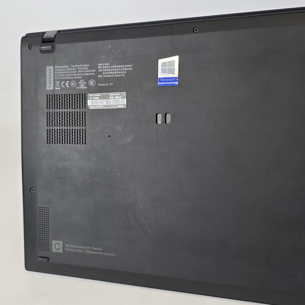 Lenovo ThinkPad X1 Carbon Gen 7 14 Black 1.6 GHz Intel Core i5 8th Gen. 8GB RAM 256GB Solid State Drive