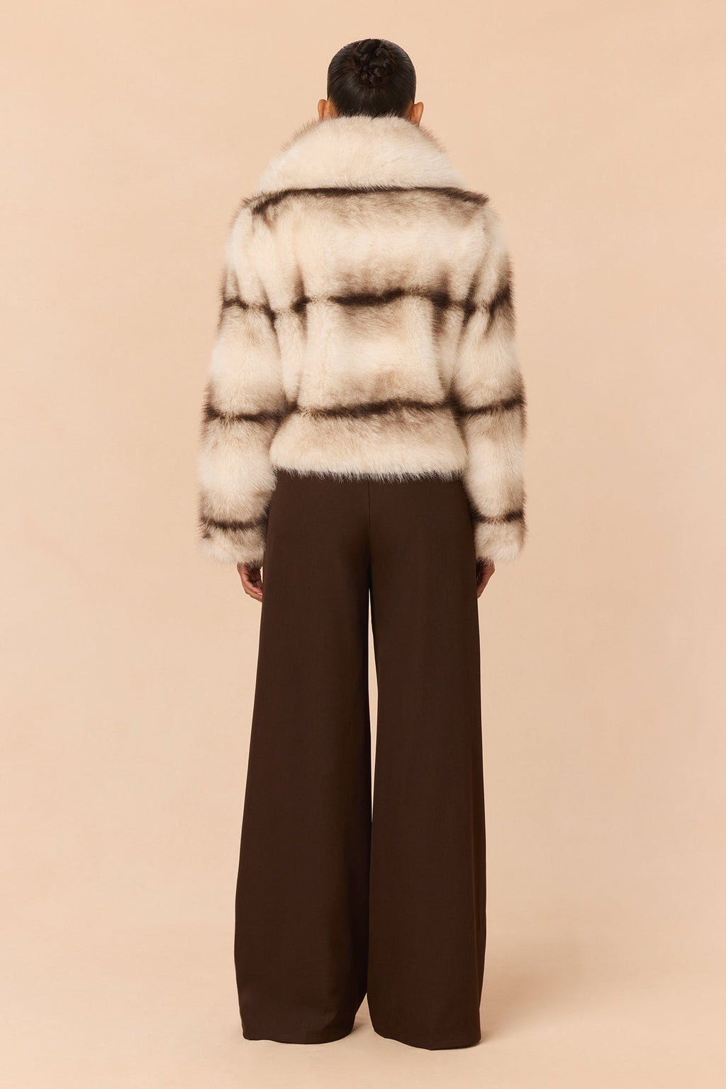 No Chill Faux Fur Jacket - Ivory/combo