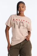 Aaliyah Peoples Princess Washed Tee - Stone