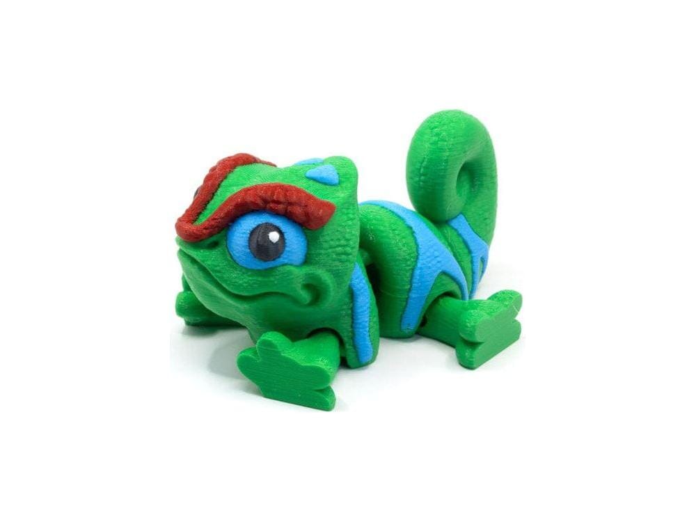 3D Printed Chibi Panther Chameleon - Large