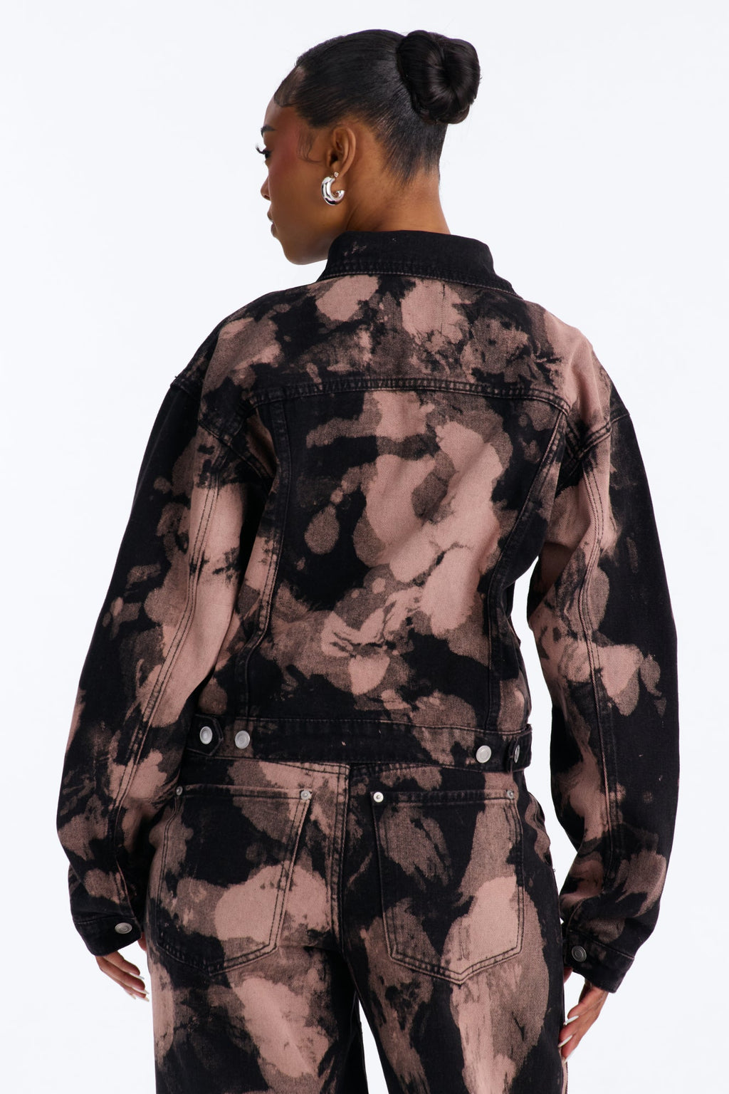 Eternal Dusk Utility Denim Jacket - Black/combo