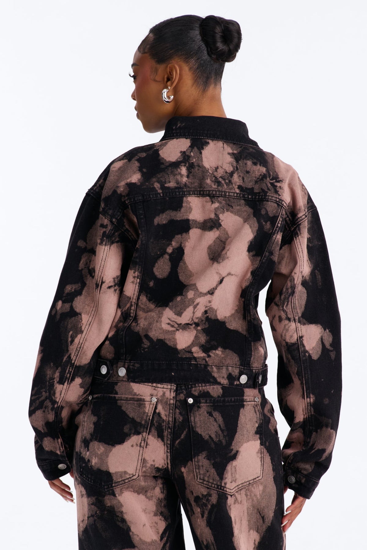 Eternal Dusk Utility Denim Jacket - Black/combo