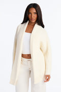 Soft Life Chunky Oversized Cardigan - Cream