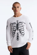 Skeleton Thermal Long Sleeve - White