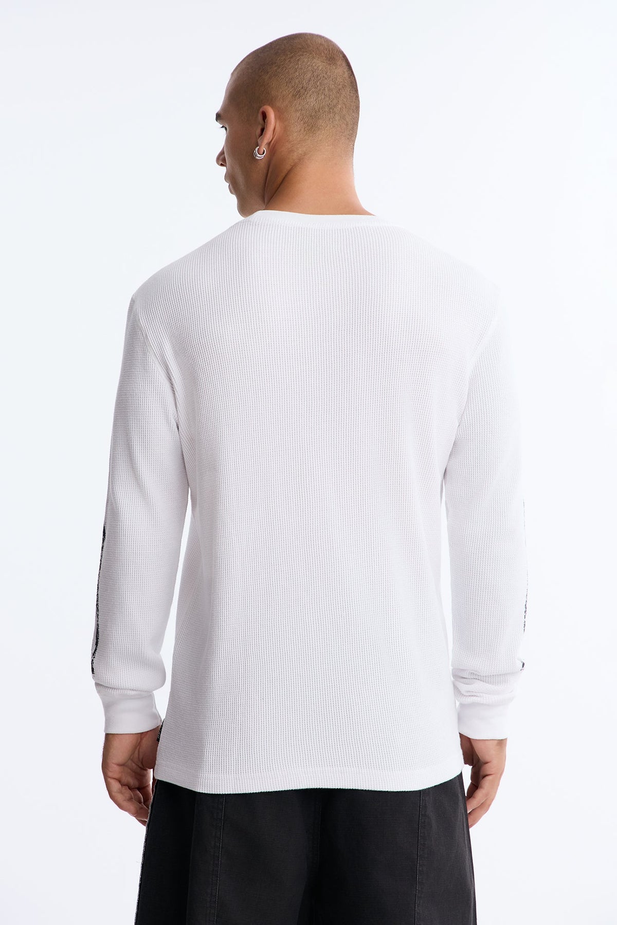 Skeleton Thermal Long Sleeve - White