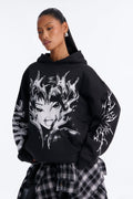 Bratz Cyber Heart Hoodie - Black