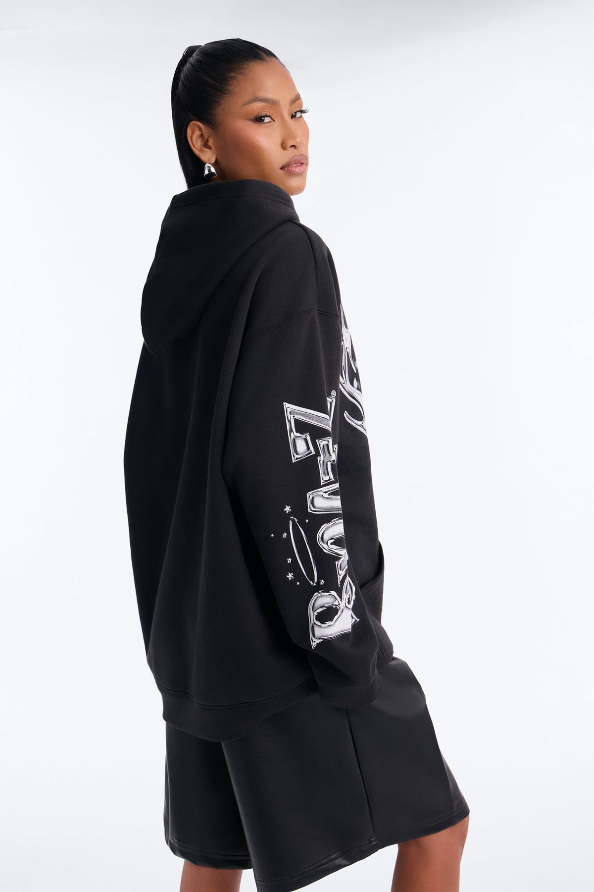Bratz Cyber Heart Hoodie - Black
