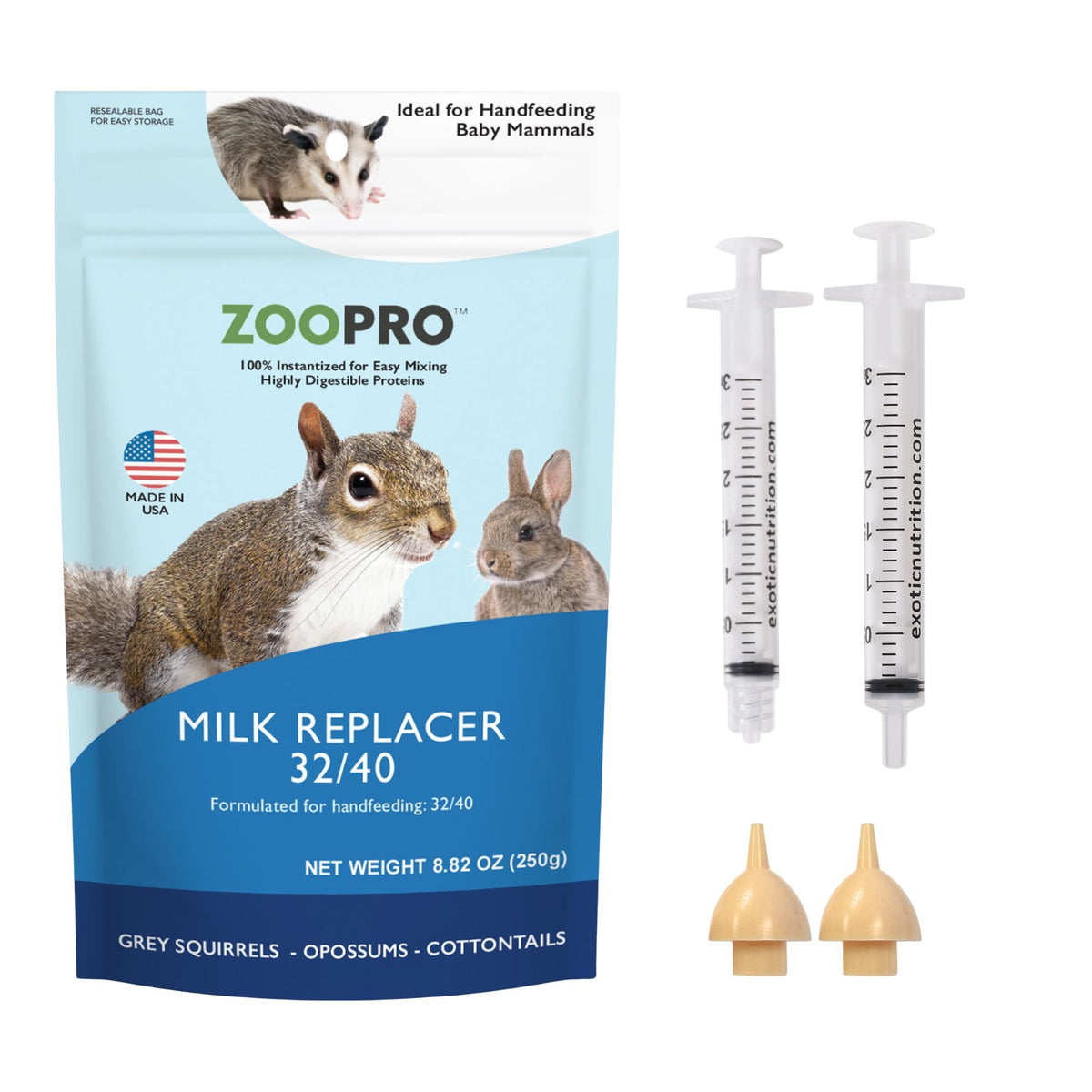 Baby Squirrel Nursing Set