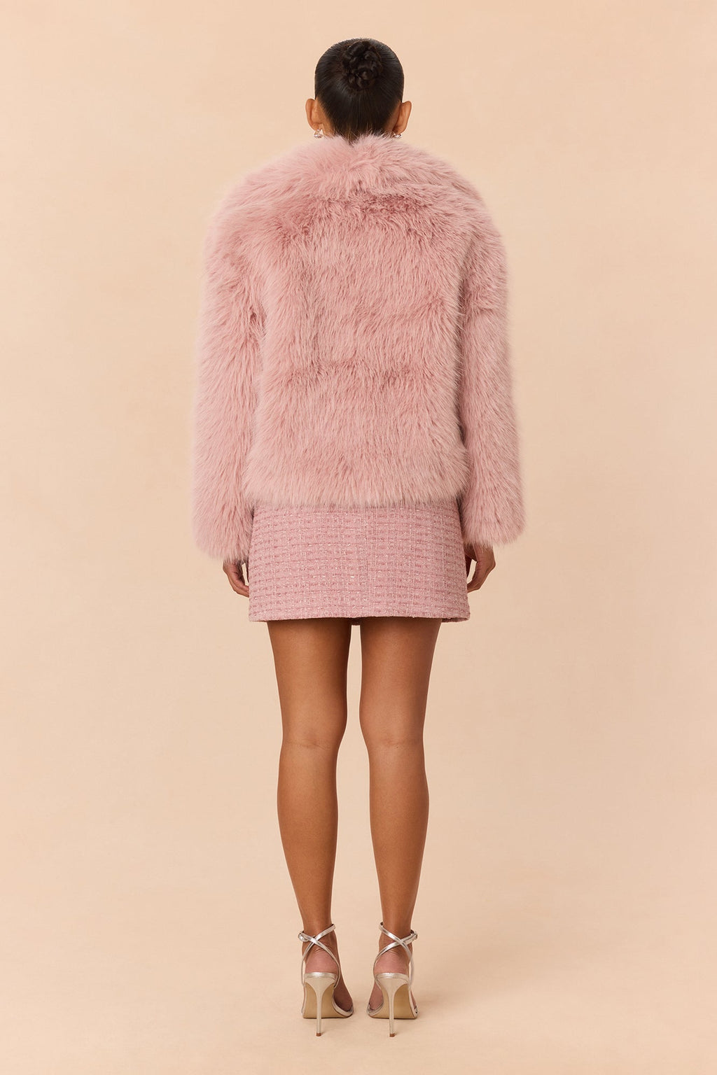 In The Alps Faux Fur Jacket - Soft Pink