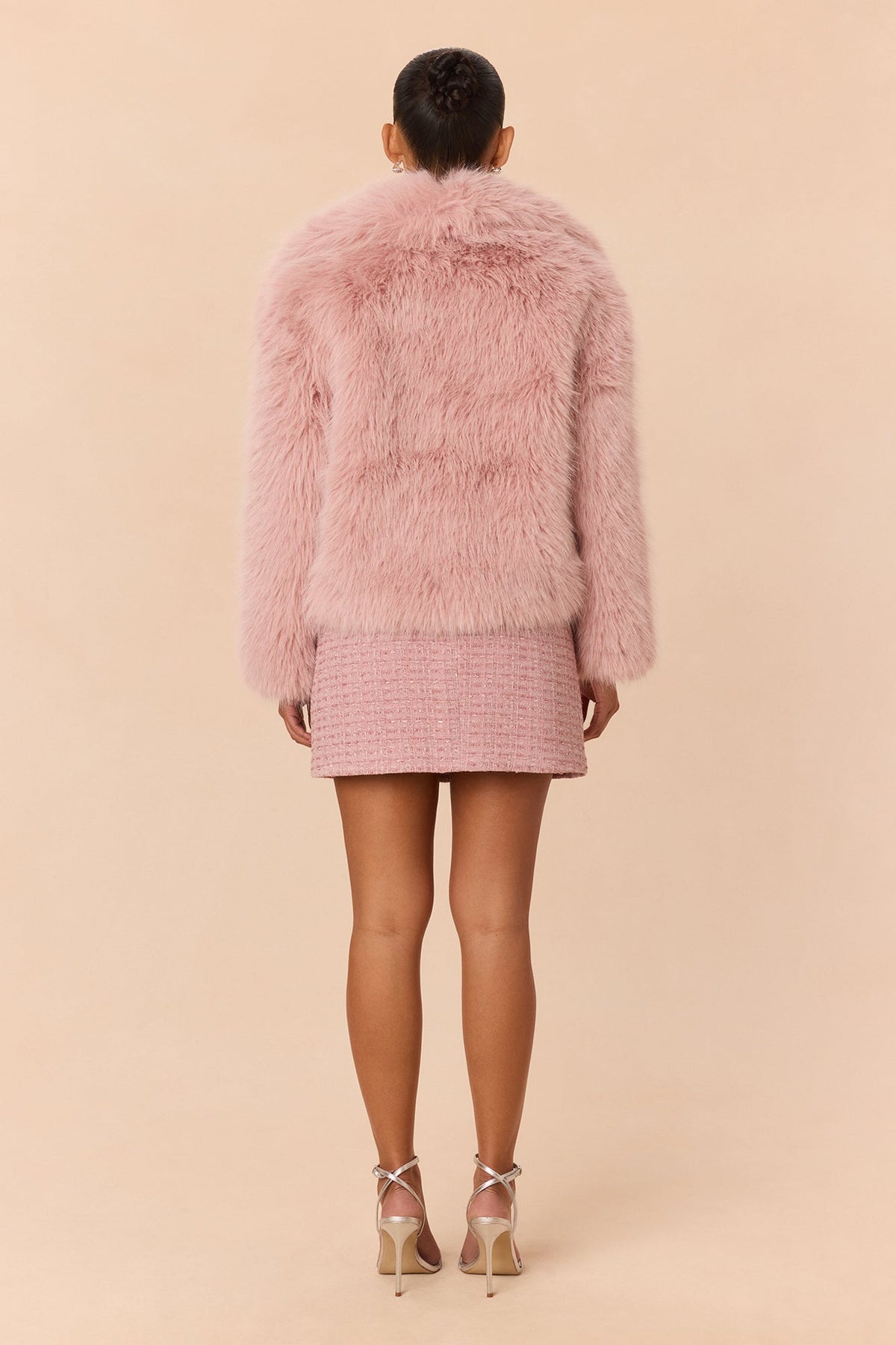 In The Alps Faux Fur Jacket - Soft Pink