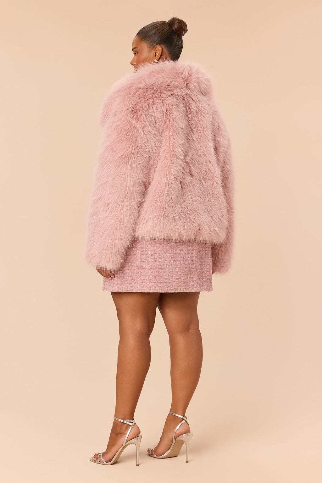 In The Alps Faux Fur Jacket - Soft Pink