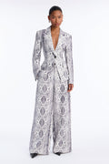 Power Moves Snake Pant Set - Grey/combo