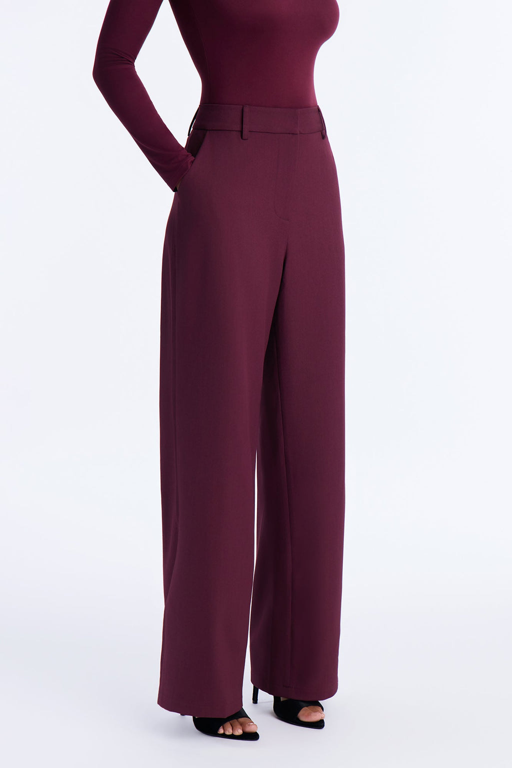 Make No Mistake Trouser - Plum