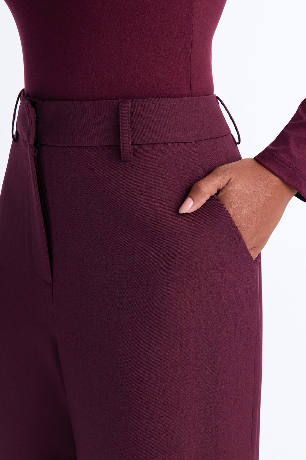 Make No Mistake Trouser - Plum