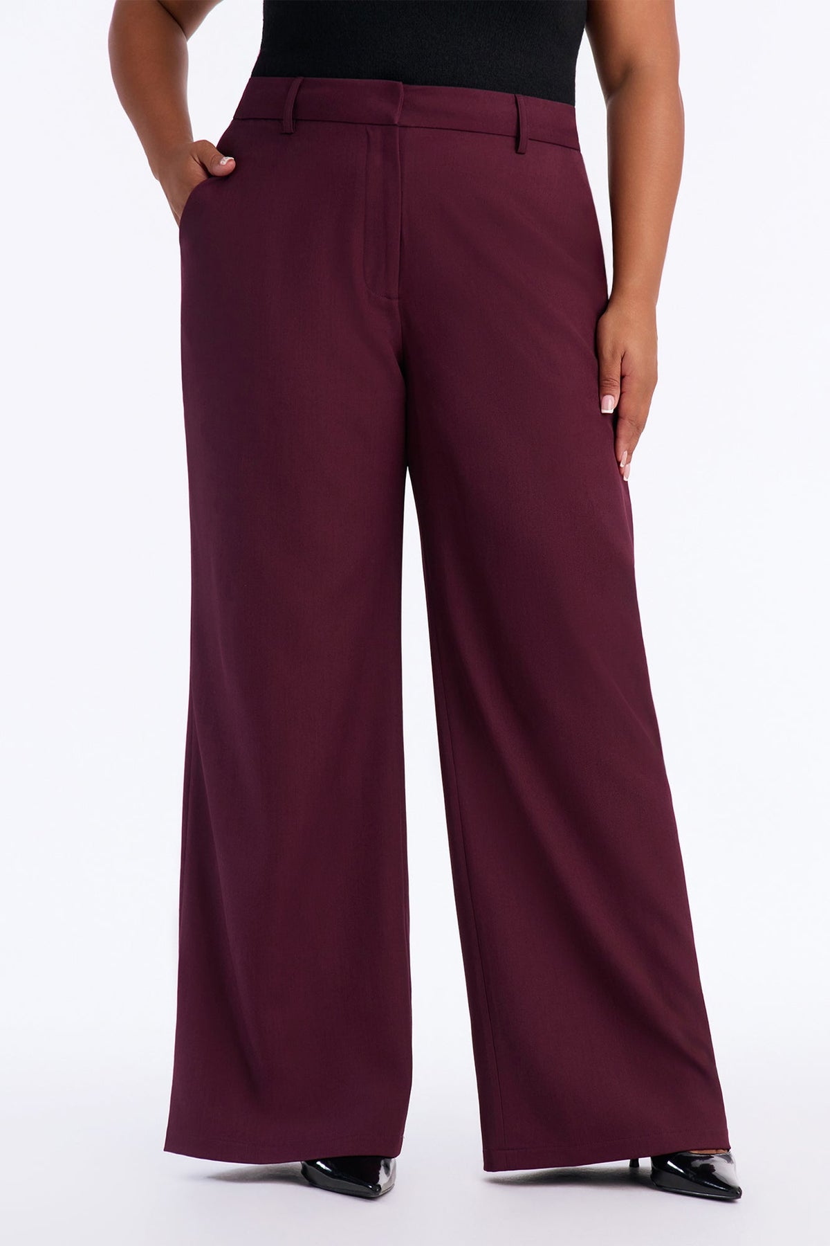 Make No Mistake Trouser - Plum