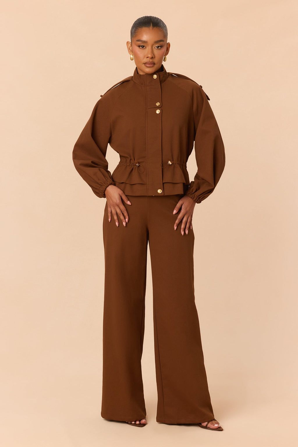 Everyday Favorite Pant Set - Chocolate