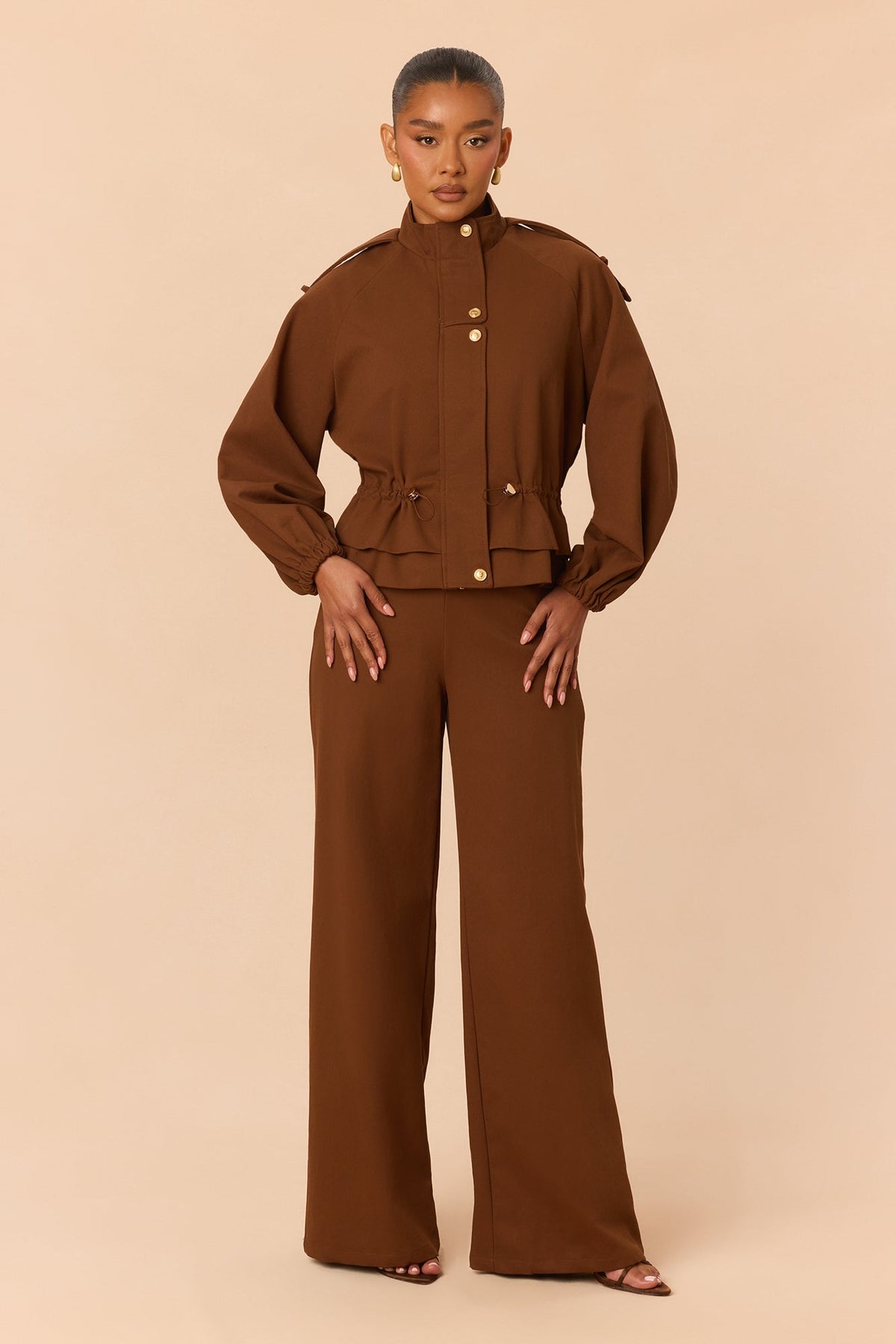 Everyday Favorite Pant Set - Chocolate