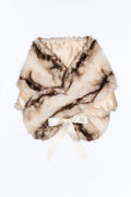 Feeling Fancy Faux Fur Scarf - Grey/combo