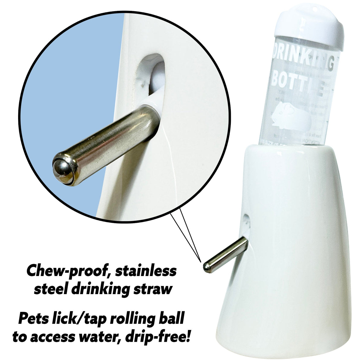 Ceramic Holder with Water Bottle