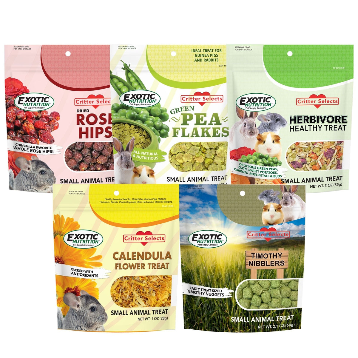 Chinchilla Treat Sampler