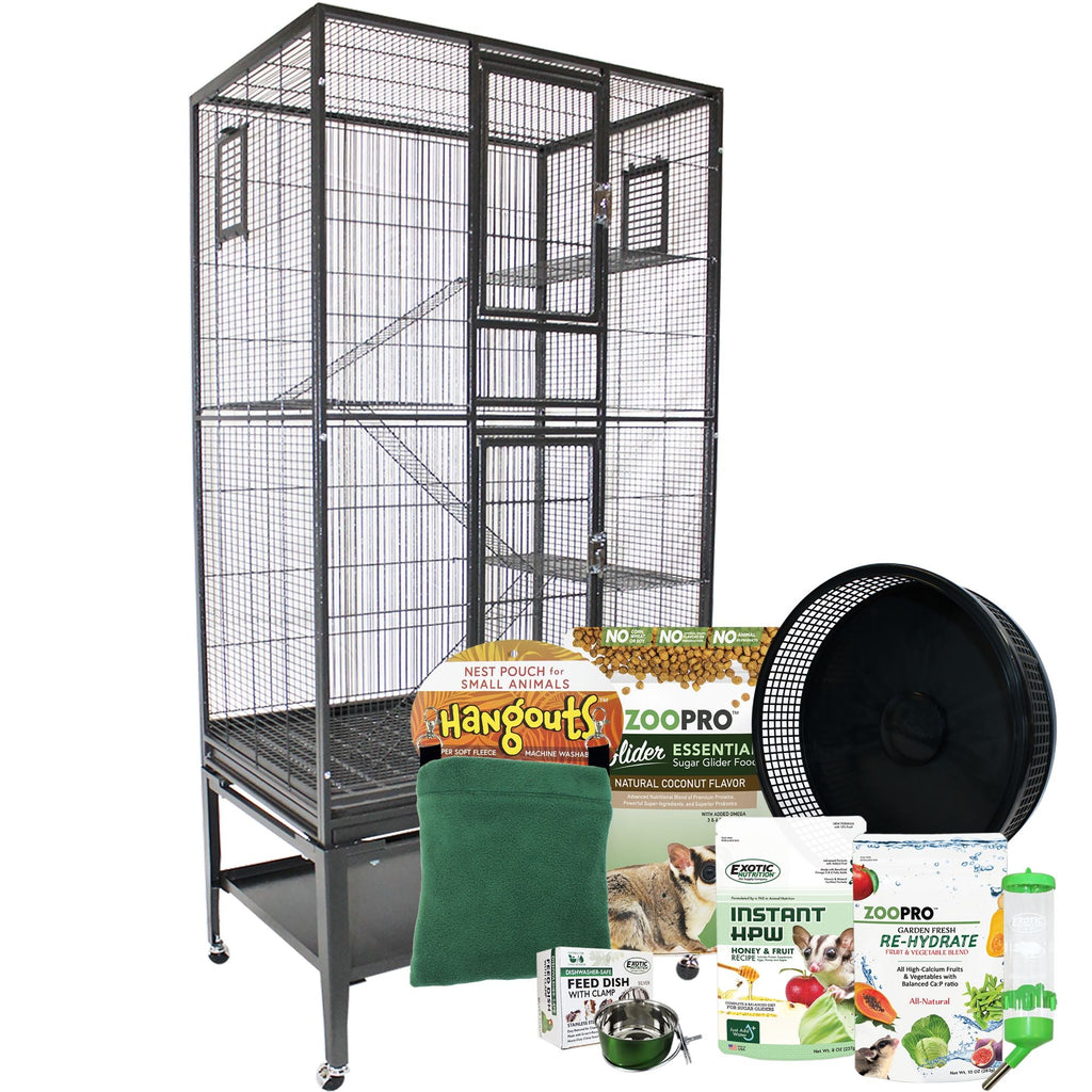 Congo Cage & Starter Pack for Sugar Gliders