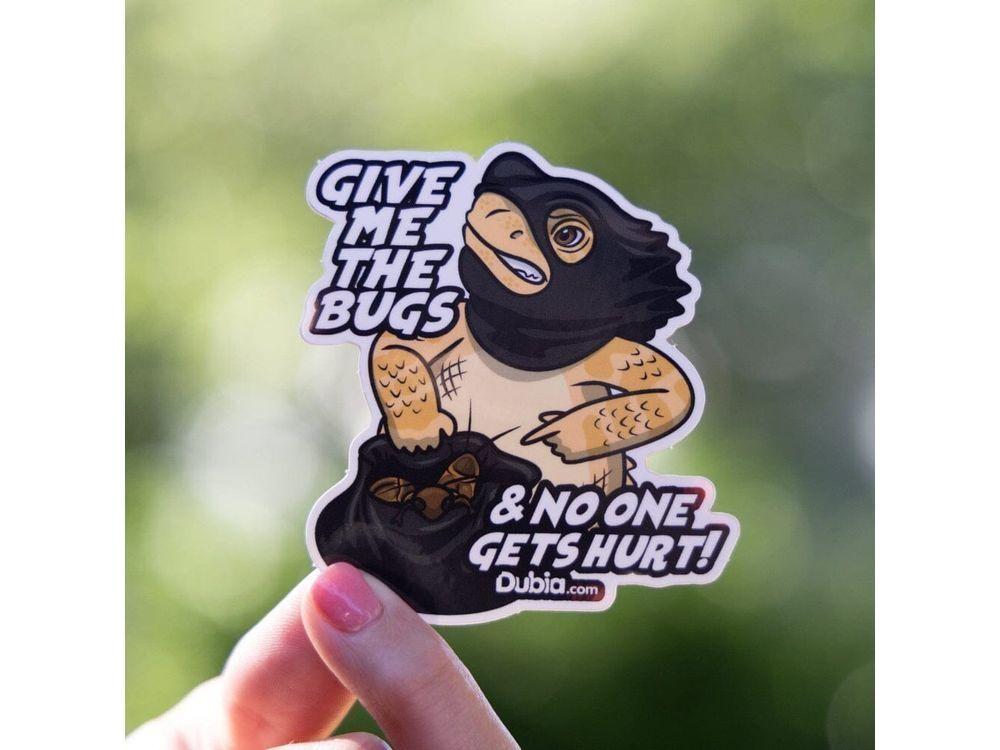 Give Me the Bugs Sticker