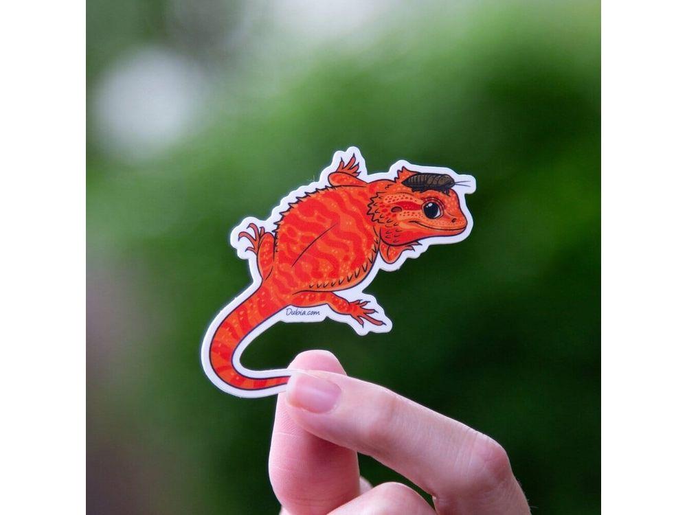 Red Beardie Sticker