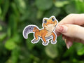 Orange Leopard Sticker