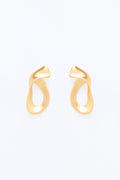 Shape Up Drop Earrings - Antique Gold