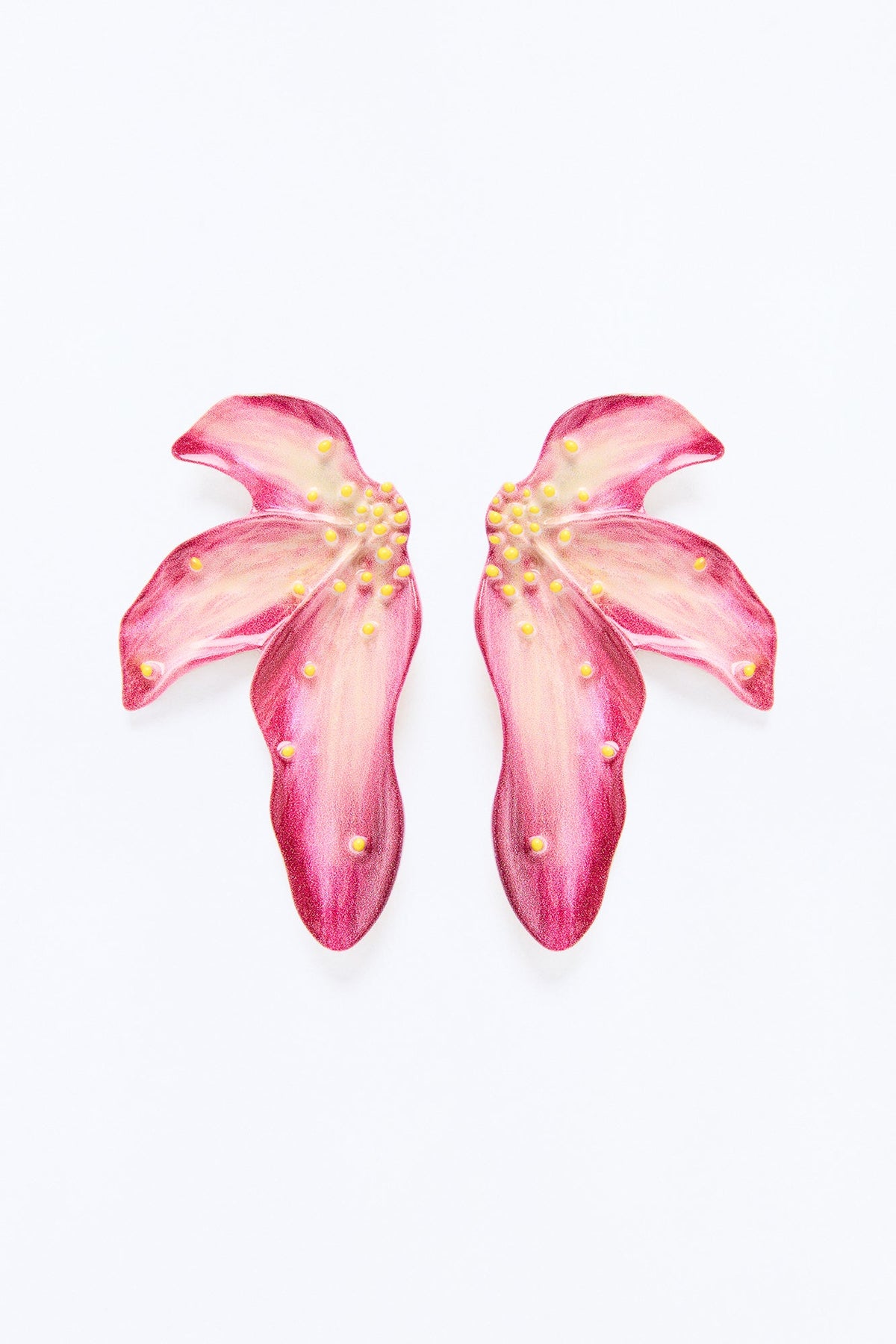 By The Shore Floral Earrings - Pink
