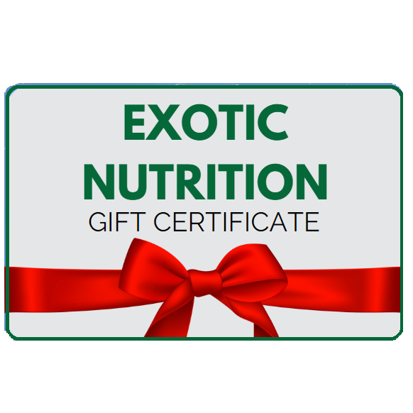 Exotic Nutrition E-Gift Certificate