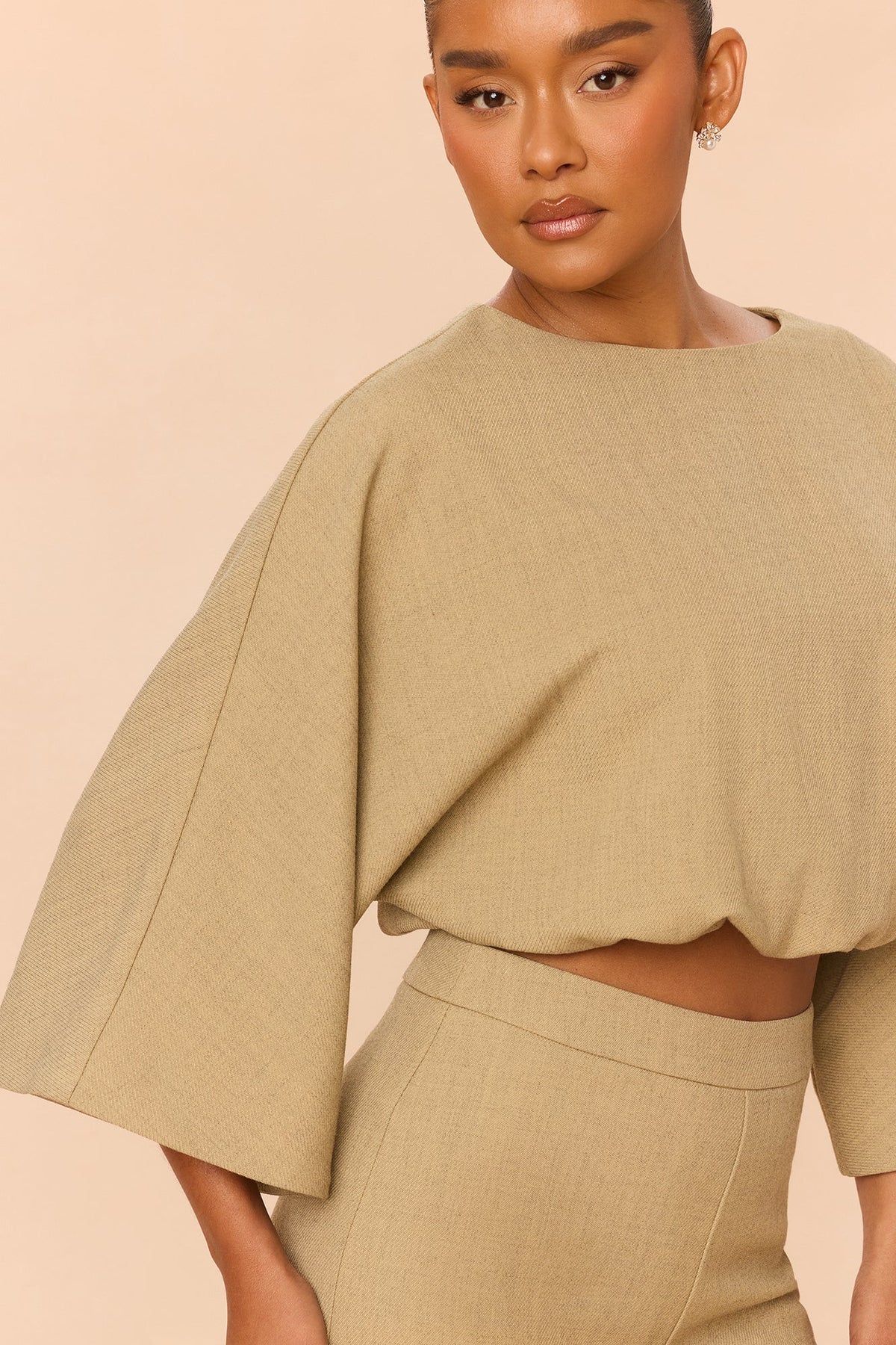 Zelara Pant Set - Khaki
