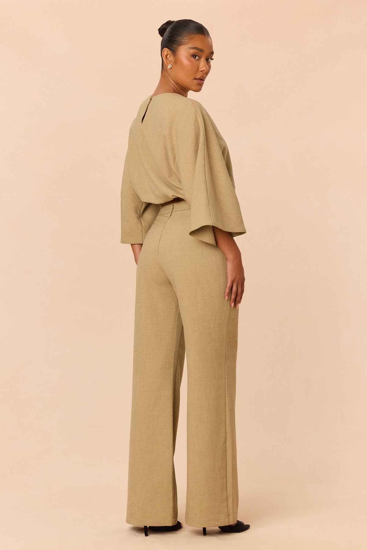 Zelara Pant Set - Khaki