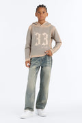 Mini Baggy Dark Wave Jeans - Medium Blue Wash