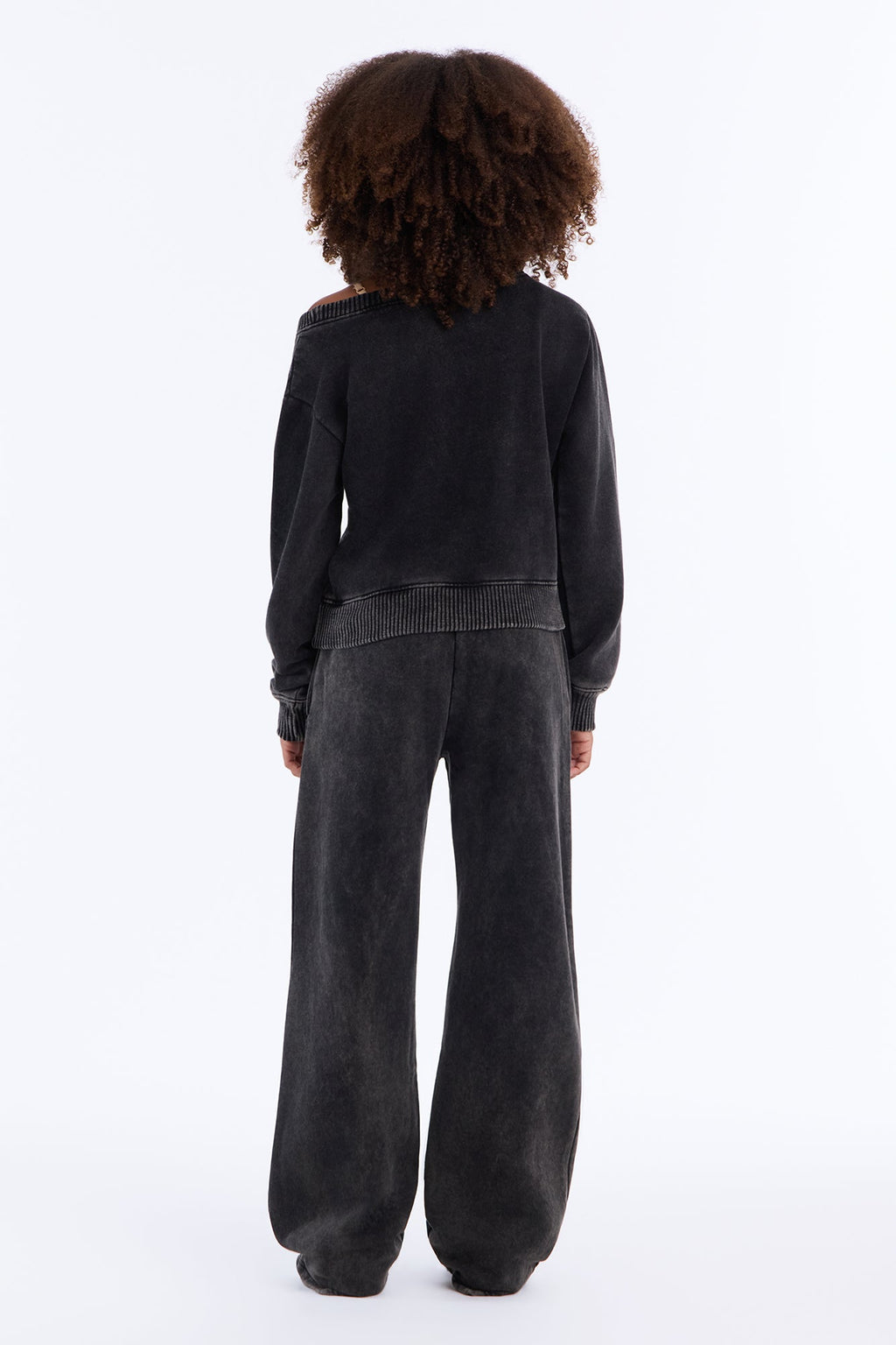 Mini Sammie Fleece Pant Set - Black