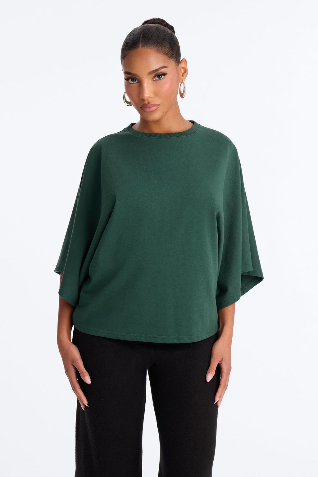 Kendall Oversized Short Sleeve T-Shirt - Green