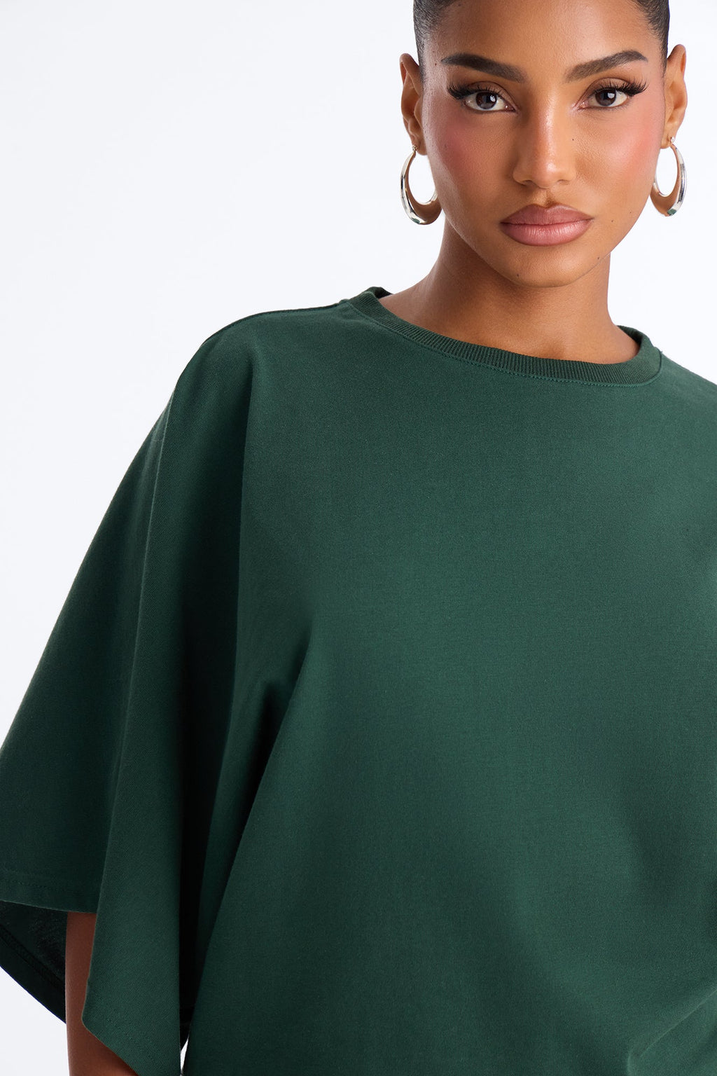 Kendall Oversized Short Sleeve T-Shirt - Green