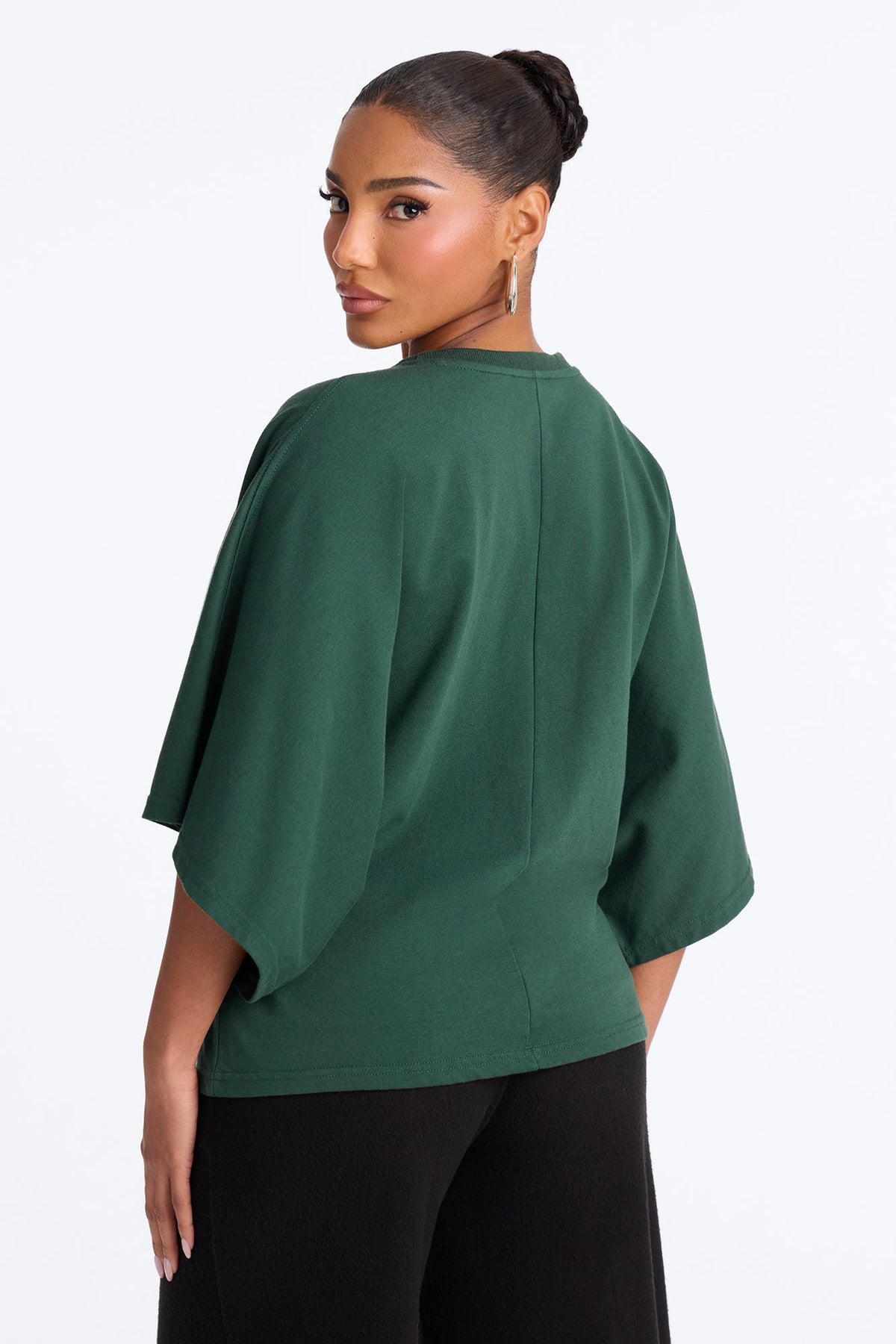 Kendall Oversized Short Sleeve T-Shirt - Green