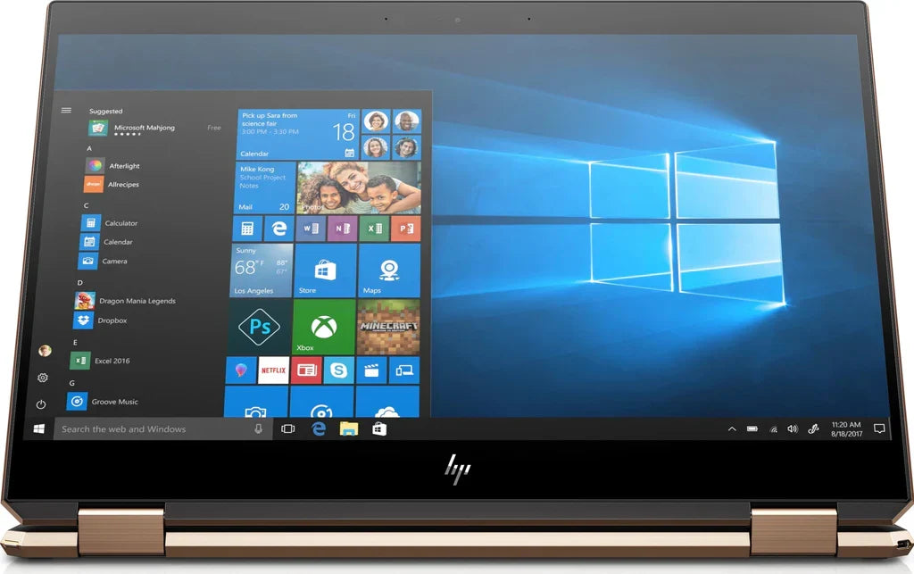 HP Spectre x360 15.6" 4K - i7-8565U - 16GB RAM - NVIDIA GeForce MX150 - 512GB SSD + 32GB Optane - 15-df0069nr