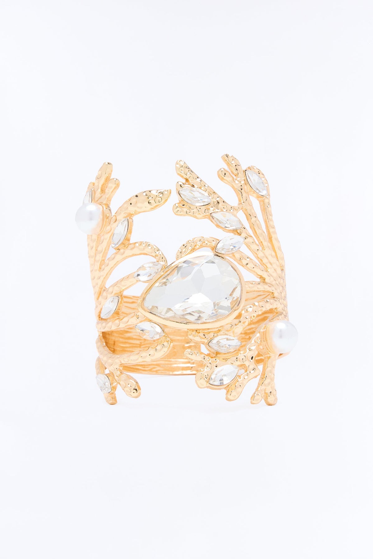 Mermaid Treasure Cuff Bracelet - Gold