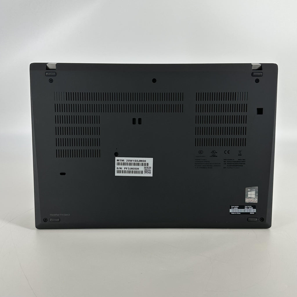 Lenovo ThinkPad T14 Gen 2 Black 2.6 GHz Intel Core i5 11th Gen. 16GB RAM 256GB Solid State Drive