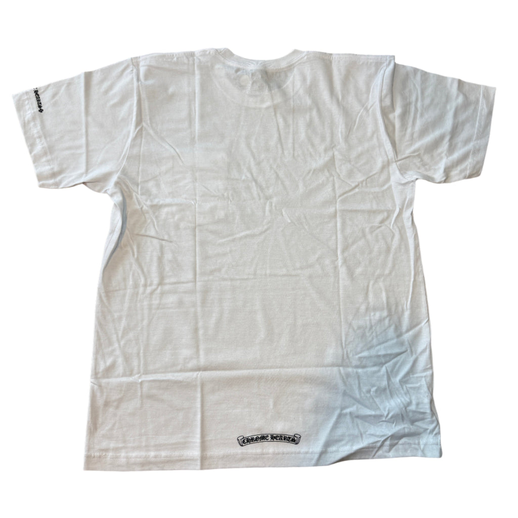 Chrome Hearts 'Love You' Neck Logo T-Shirt White