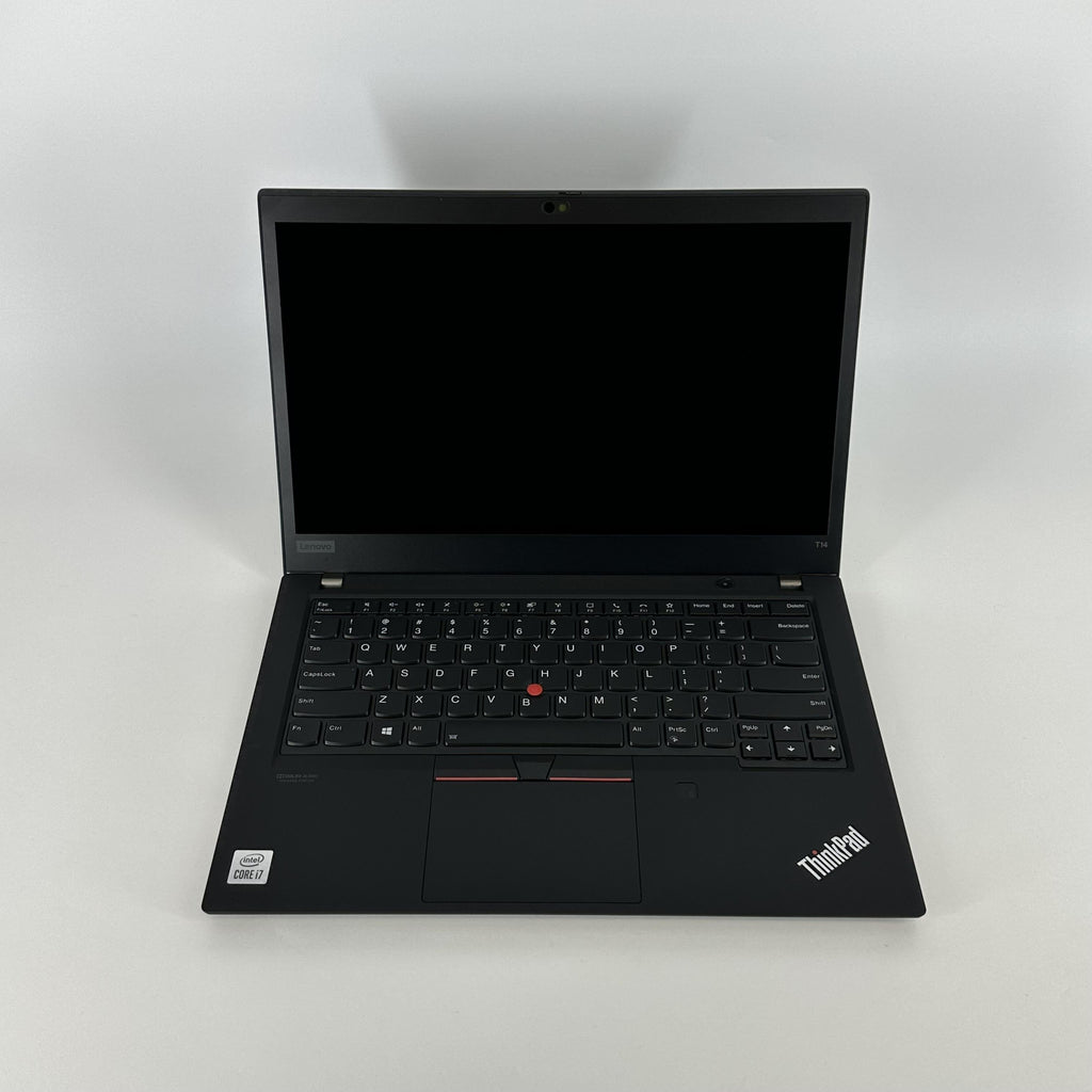 Lenovo ThinkPad T14 Gen 1 Black 1.8 GHz Intel Core i7 10th Gen. 16GB RAM 512GB Solid State Drive