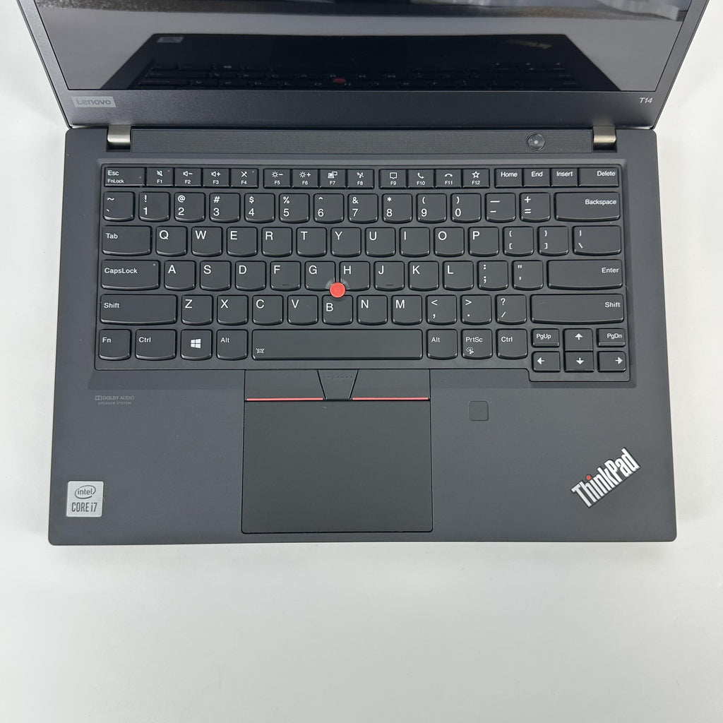 Lenovo ThinkPad T14 Gen 1 Black 1.8 GHz Intel Core i7 10th Gen. 16GB RAM 512GB Solid State Drive
