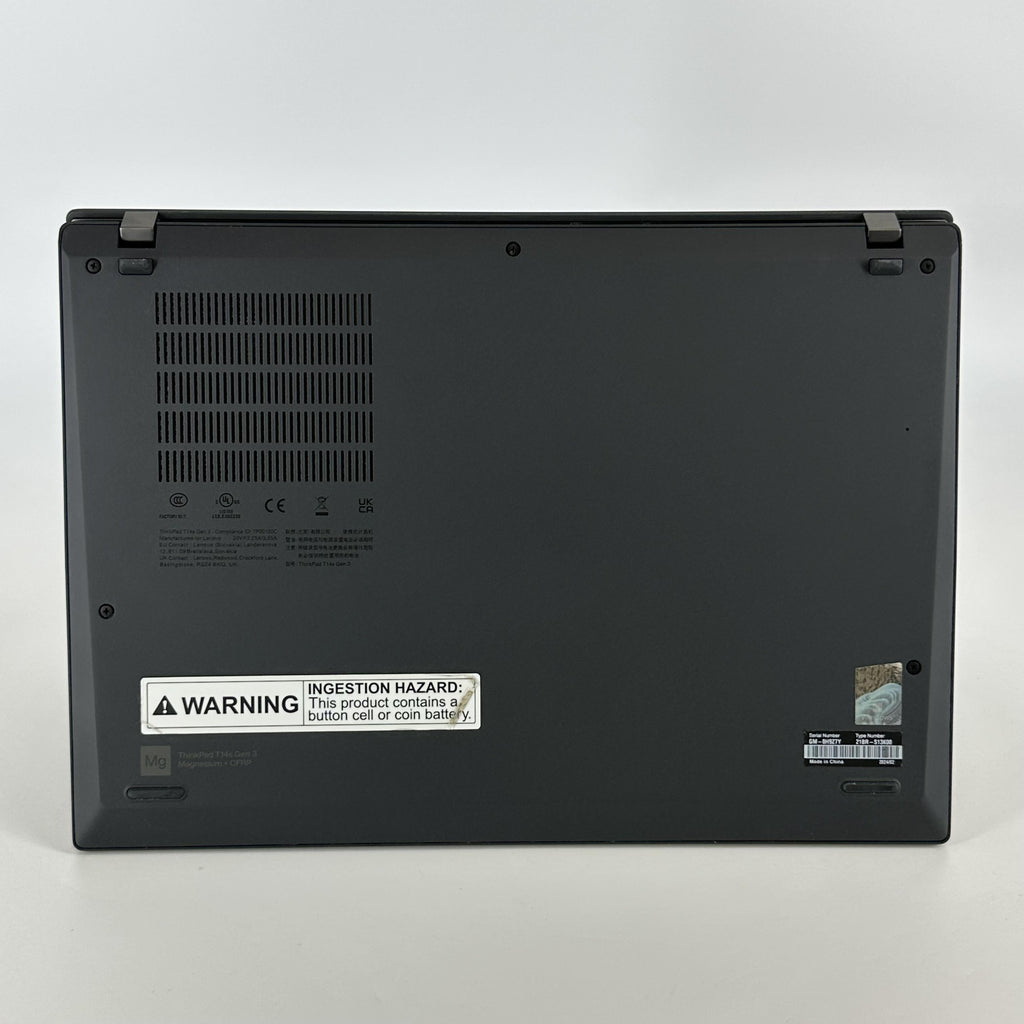 Lenovo ThinkPad T14s Gen 3 Black 1.8 GHz Intel Core i7 12th Gen. 16GB RAM 512GB Solid State Drive