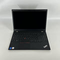 Lenovo ThinkPad T15 Gen 2 Black 2.8 GHz Intel Core i7 11th Gen. 16GB RAM 512GB Solid State Drive