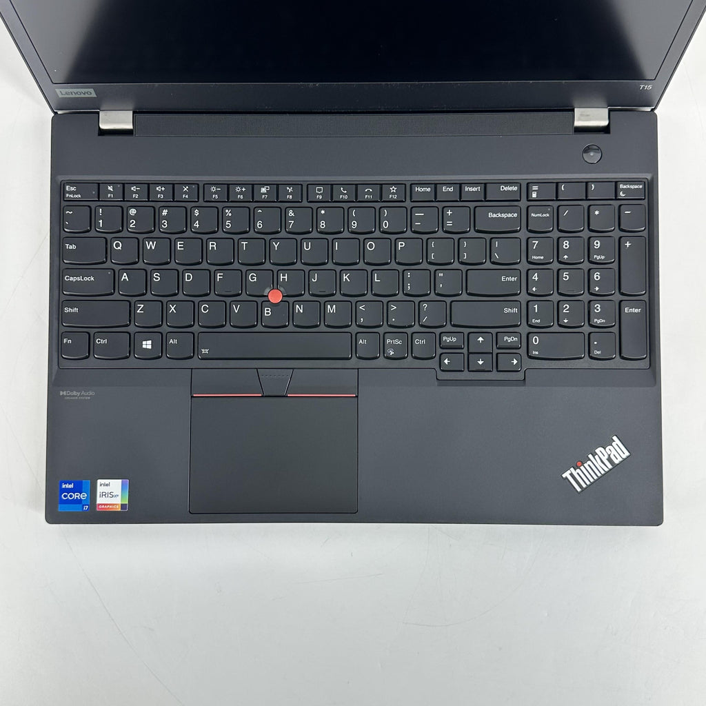 Lenovo ThinkPad T15 Gen 2 Black 2.8 GHz Intel Core i7 11th Gen. 16GB RAM 512GB Solid State Drive